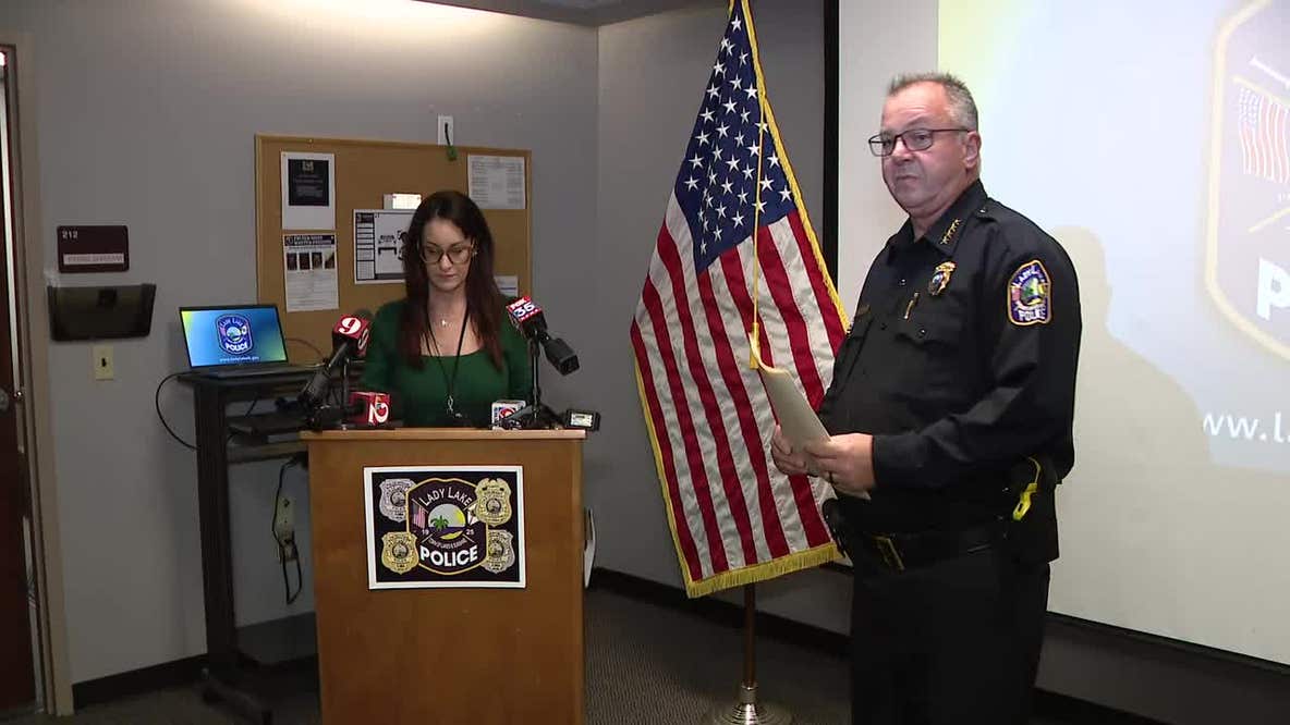 Lady Lake PD and FBI press conference: FBI Most Wanted fugitive caught